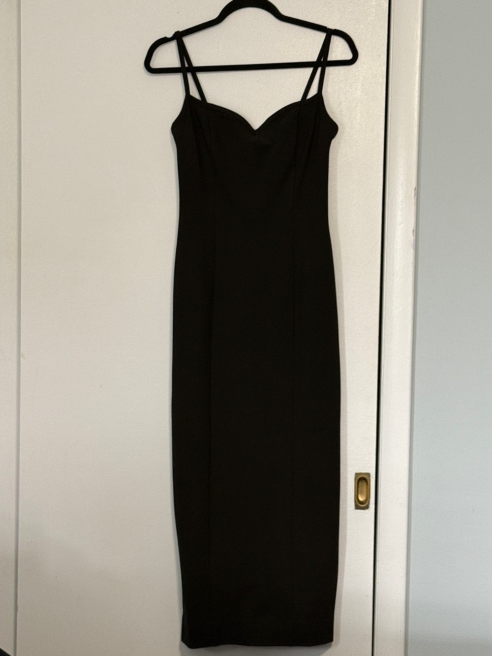 Reformation Remi Knit Midi Dress Black Small - Picture 4 of 6
